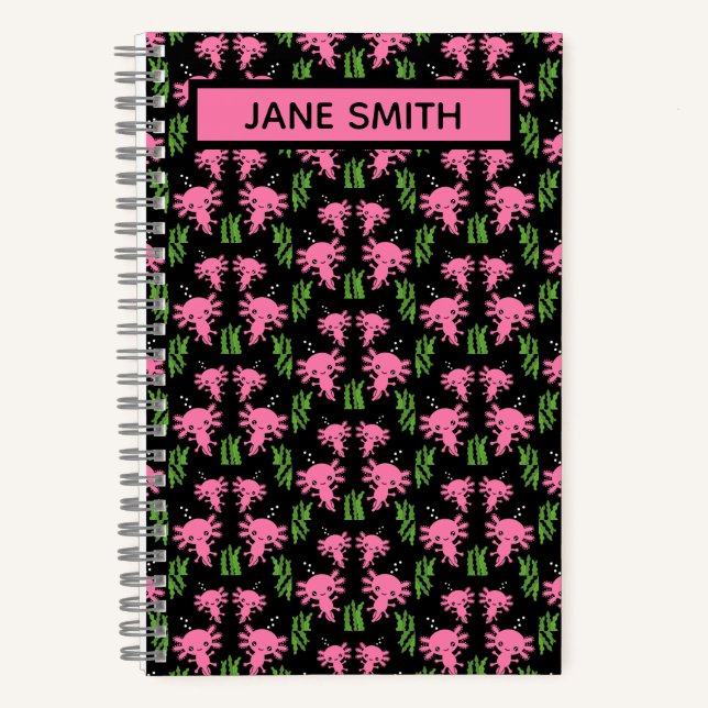Cuaderno Ajolote Salamandra Exótico (Anverso)