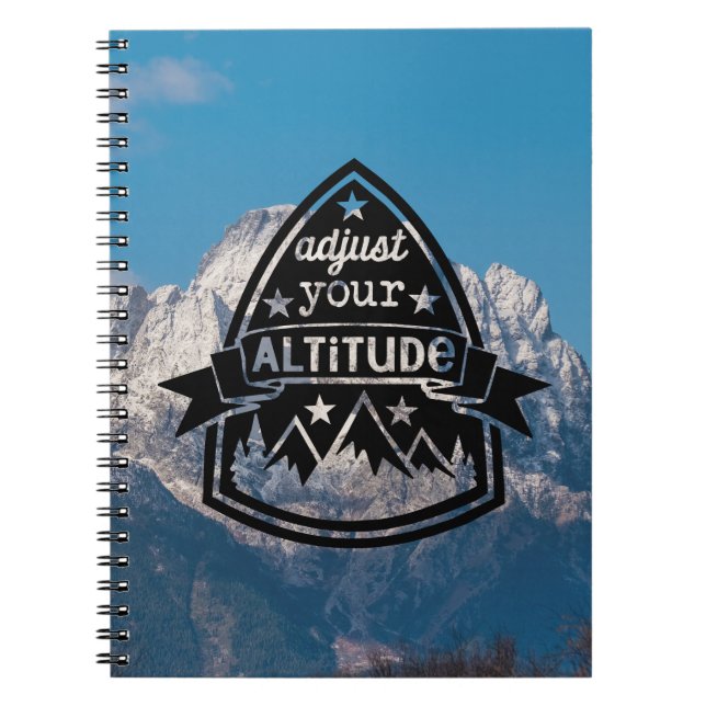 Cuaderno Ajustar la altitud (Frente)