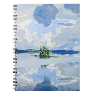 Cuaderno Akseli Gallen-Kallela - Nubes sobre un lago