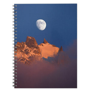 Cuaderno Al amanecer Aiguille du Plan Chamonix, Francia