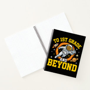 Cuaderno al estudiante de astronauta de 1er grado y más all