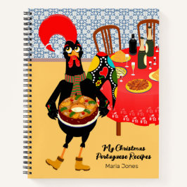 Cuaderno Al gallo portugués le encanta el pastel de rey