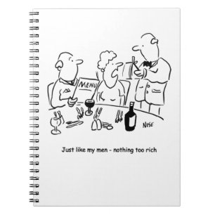 Cuaderno Al igual que mis hombres. Nada demasiado rico