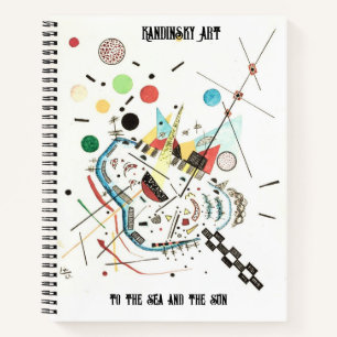 Cuaderno Al mar y al sol por Kandinsky Personalizado