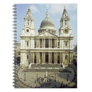 Cuaderno Al oeste frente de la catedral de San Pablo,