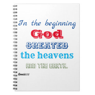 Cuaderno Al principio Dios creó