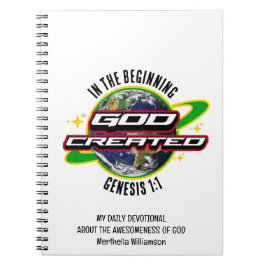 Cuaderno AL PRINCIPIO, DIOS, Día Cristiano de la Tierra