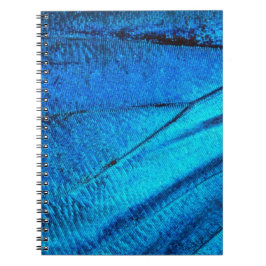 Cuaderno Ala de mariposa azul iridiscente