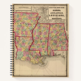 Cuaderno Alabama, Arkansas, Luisiana y Misisipi 2