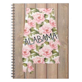 Cuaderno Alabama Camellia y Madera