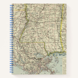 Cuaderno Alabama, Misisipi, Luisiana, Arkansas