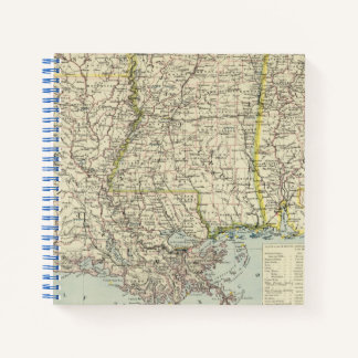 Cuaderno Alabama, Misisipi, Luisiana, Arkansas