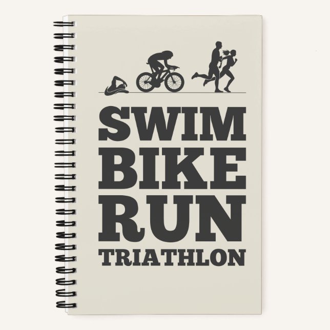 Cuaderno Alabaster ・ Motivación del triatlón de natación en (Anverso)