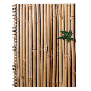 Cuaderno Alambrado de barrera de bambú