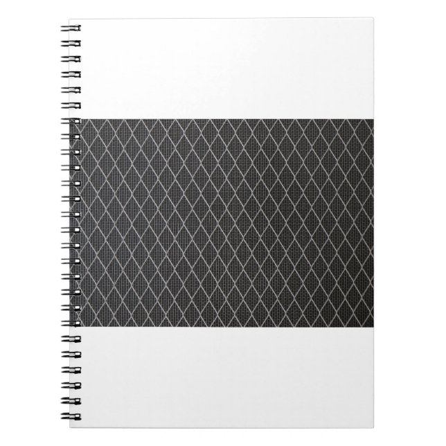 Cuaderno Alambre metalizado gris (Frente)