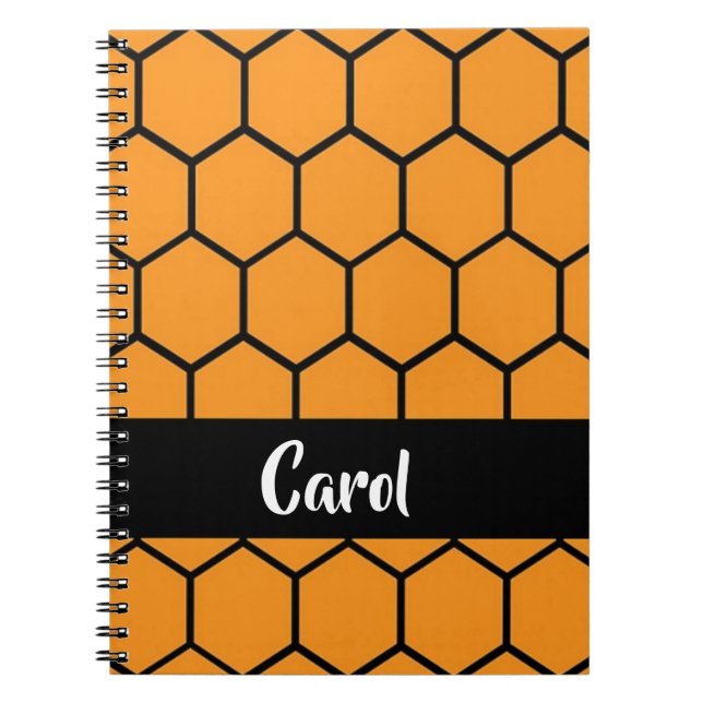 Cuaderno Alambre negro sobre el naranja (Frente)