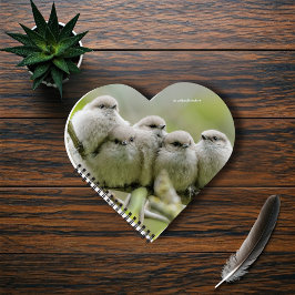 Cuaderno Alarmante foto de la familia Songbirds de los anim