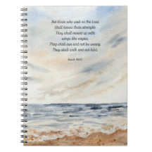 Alas Como Águilas Isaías Biblia Verse Notebook