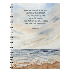 Cuaderno Alas Como Águilas Isaías Biblia Verse Notebook