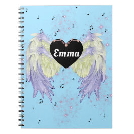 Cuaderno alas de ángulos de arco iris