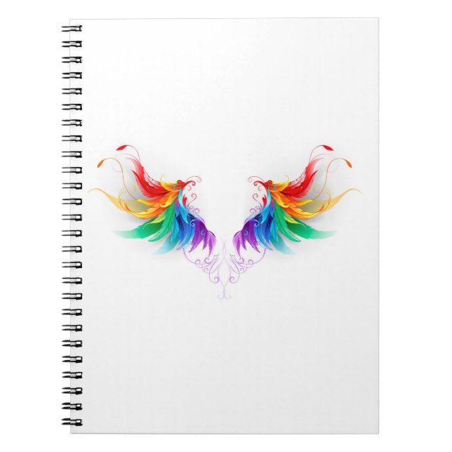 Cuaderno Alas de Arcoíris Esponjosas (Frente)