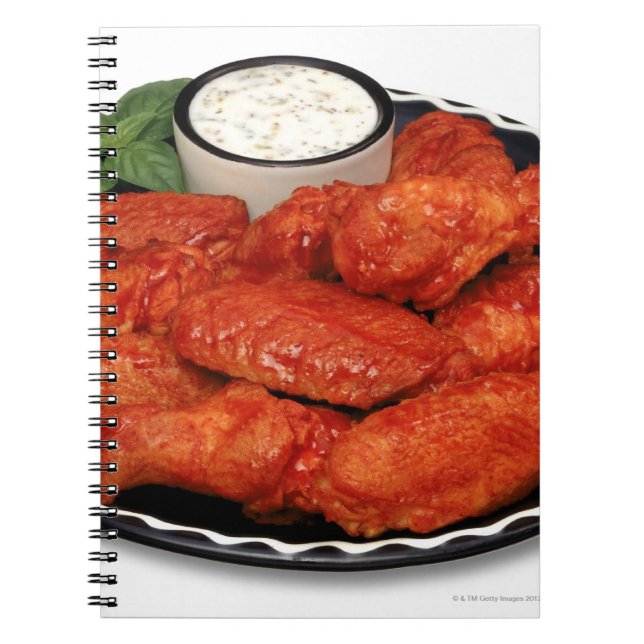 Cuaderno Alas de búfalo con queso azul (Frente)