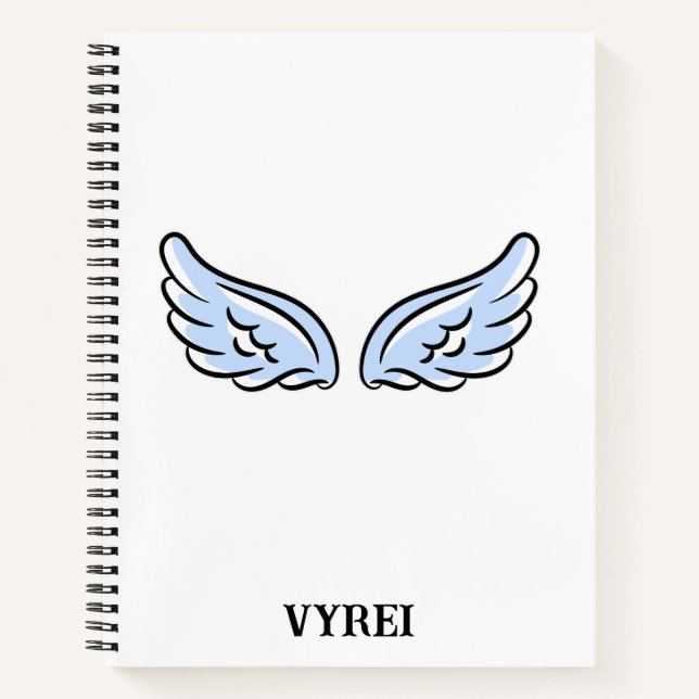 Cuaderno Alas de Cute Little Angel (Anverso)