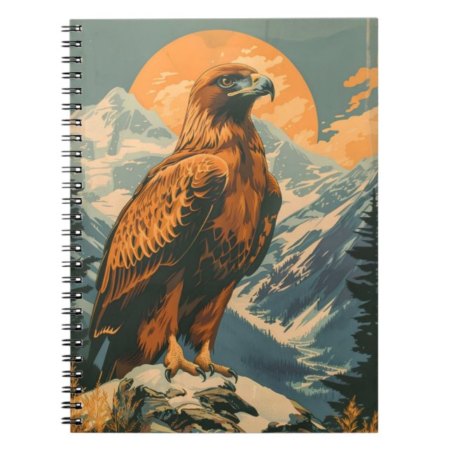 Cuaderno Alas de Majestad: Águila Dorada de la Vieja (Frente)