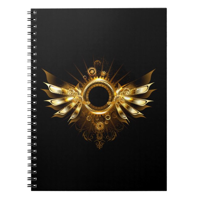 Cuaderno alas de steampunk (Frente)