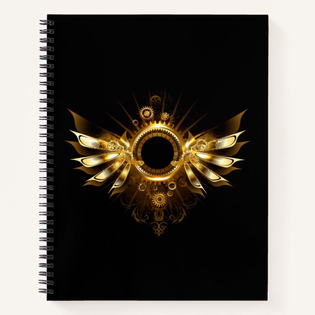 Cuaderno Alas de steampunk (Anverso)