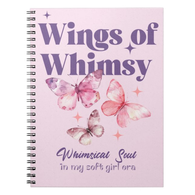 Cuaderno Alas de Wincy | Bloc de notas en espiral de Chica  (Frente)