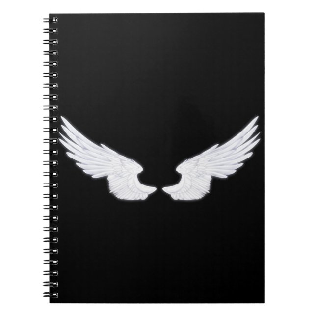 Cuaderno Alas del Ángel Blanco caído (Frente)
