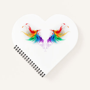 Cuaderno Alas del arco iris fluidas