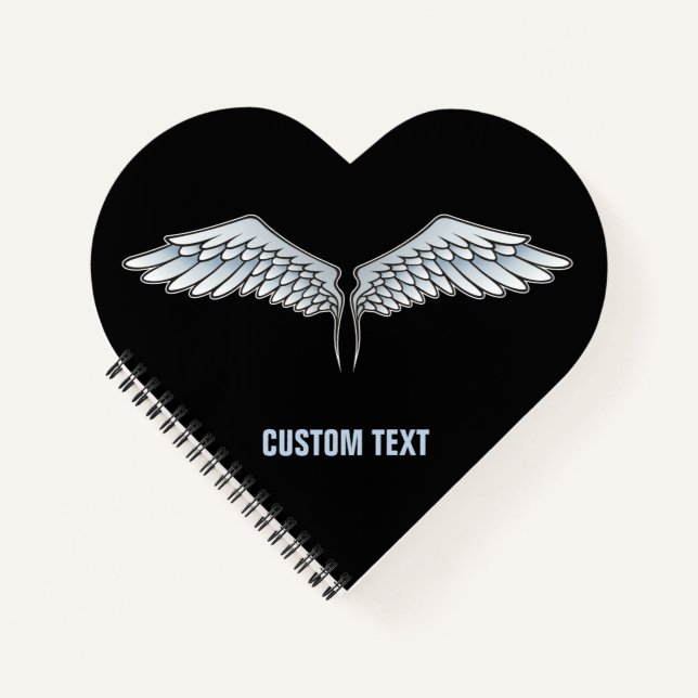 Cuaderno Alas gris-azules (Anverso)