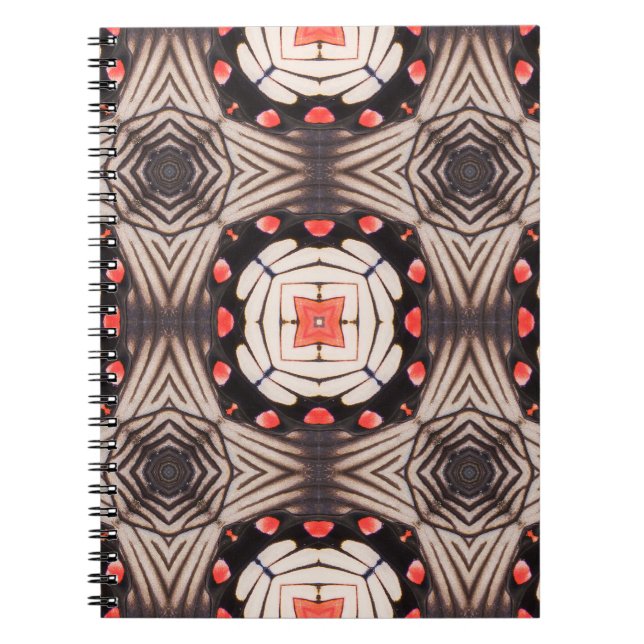 Cuaderno Alas mariposas: hermoso patrón sin foco (Frente)