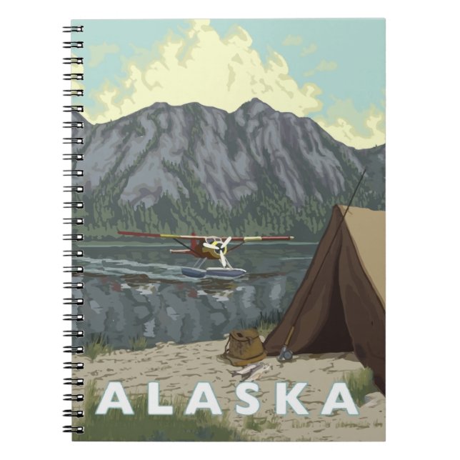 Cuaderno Alaska Bush Plane Souvenirs (Frente)