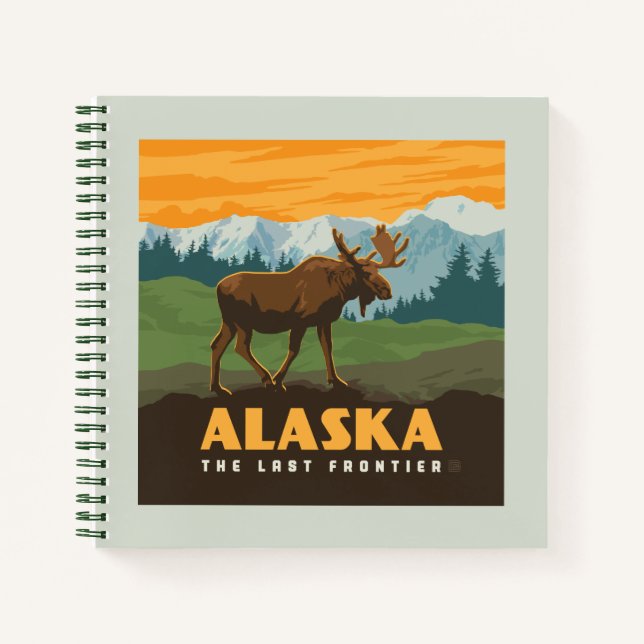 Cuaderno Alaska | Frontier Moose (Anverso)