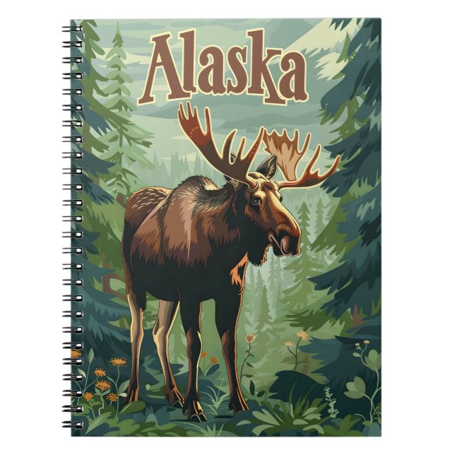 Cuaderno Alaska Moose (Frente)