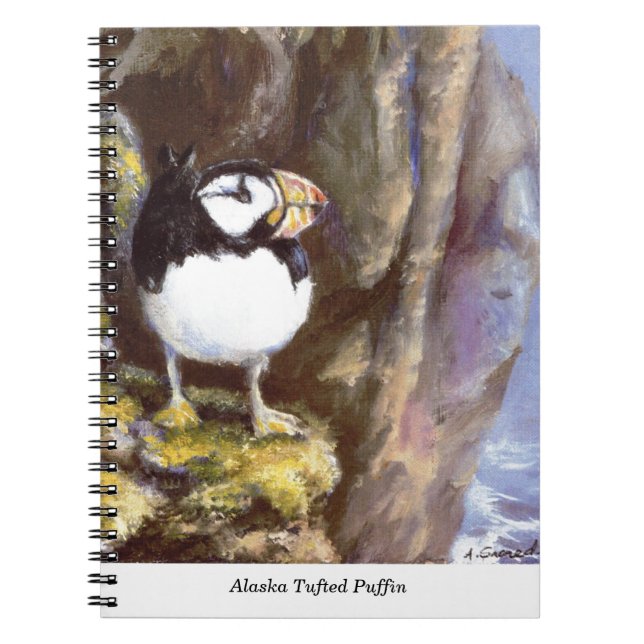 Cuaderno Alaska Tufted Puffin (Frente)