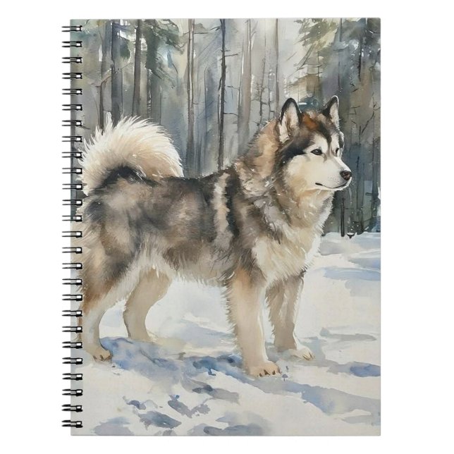 Cuaderno Alaskan Malamute (Frente)