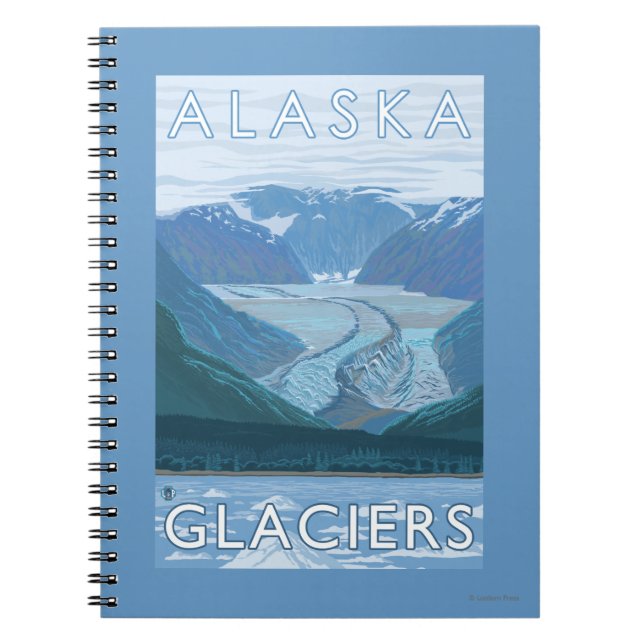 Cuaderno AlaskaViaje de cosecha de grandes glaciares (Frente)