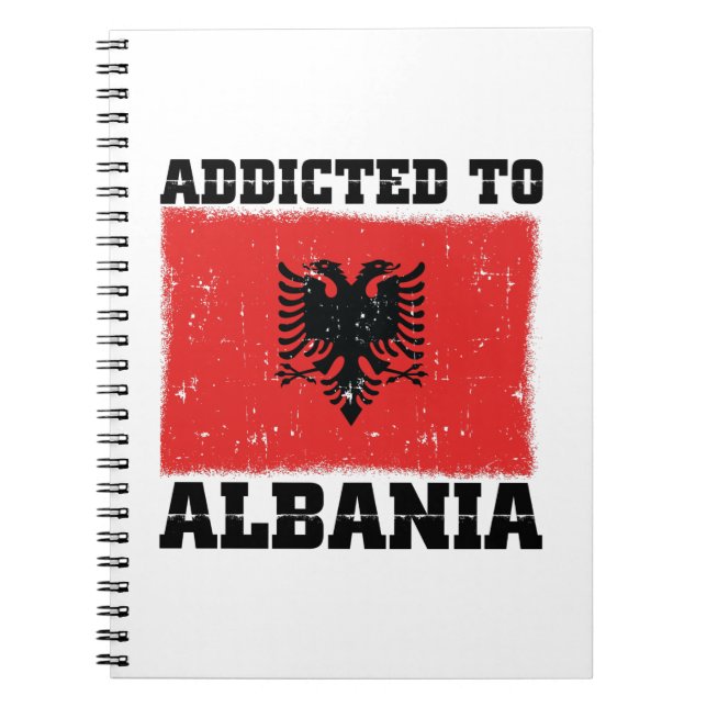 Cuaderno Albania Dice | Ideas de regalo de vacaciones alban (Frente)