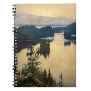 Cuaderno Albert Edelfelt - Kaukola Ridge at Sunset