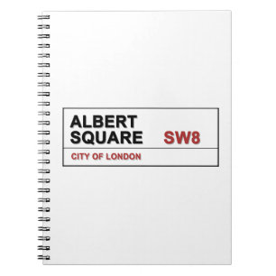 Cuaderno Albert Square London Inglaterra