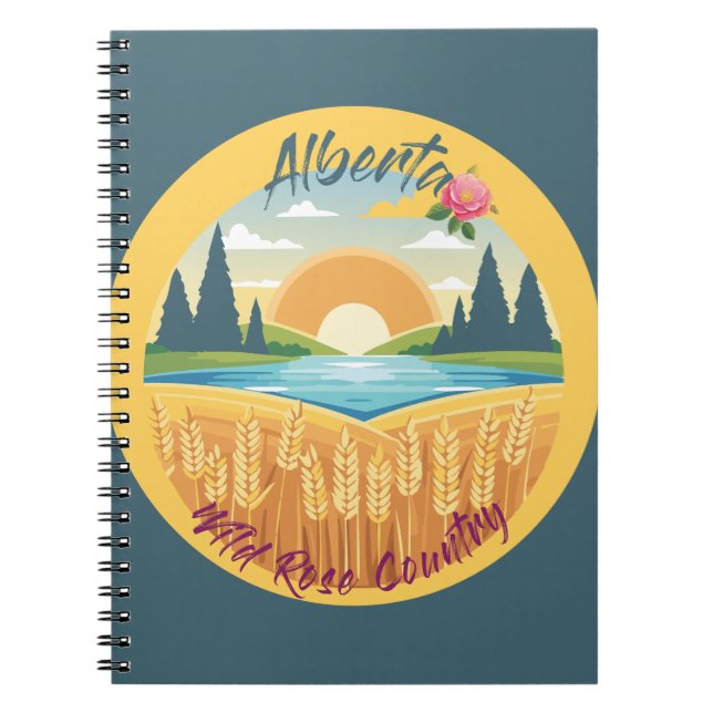 Cuaderno Alberta: País Rosa salvaje (Frente)
