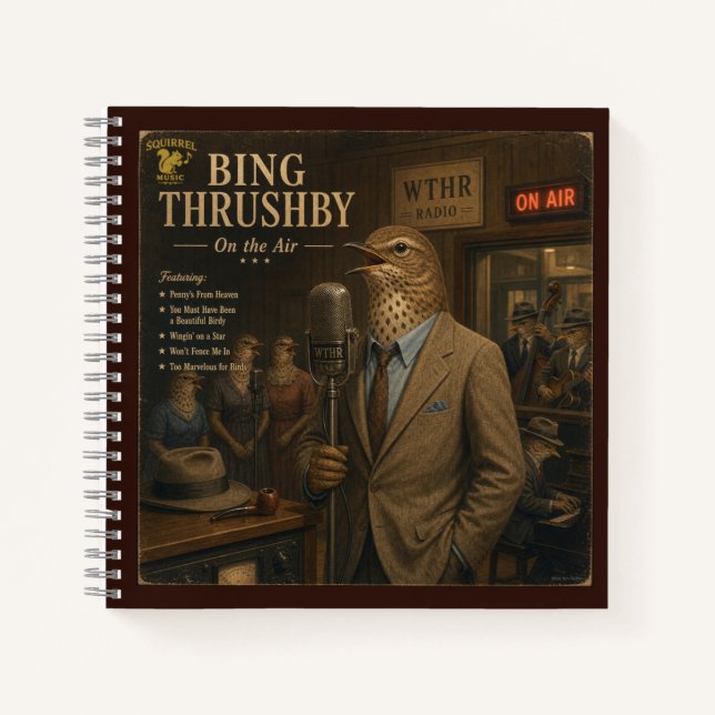 Cuaderno Álbum de Bing Thrushby: una parodia (Anverso)