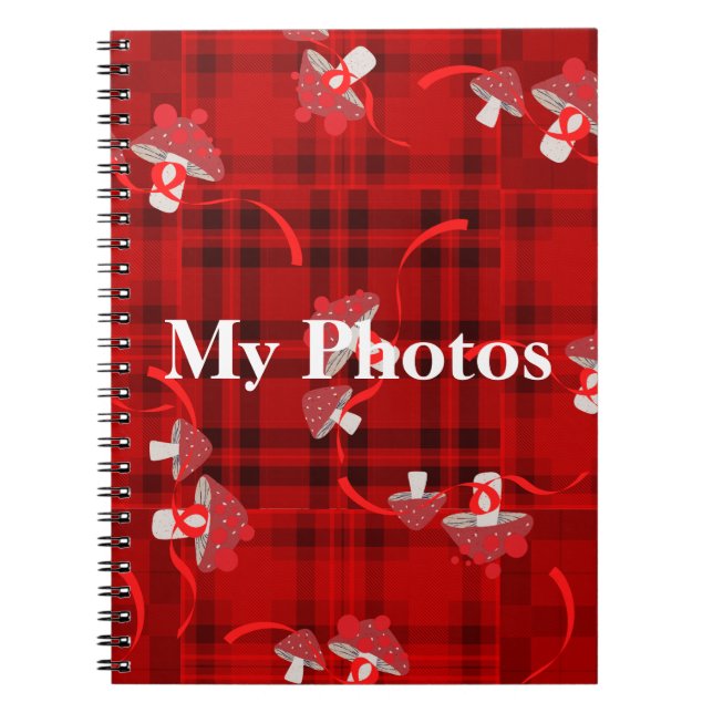 Cuaderno Álbum de bloc de notas de fotos espiral (Frente)