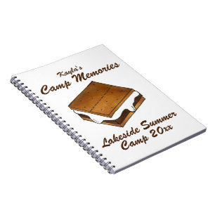 Cuaderno Álbum de fotos de Summer Camp Recuerdos Smore Smor