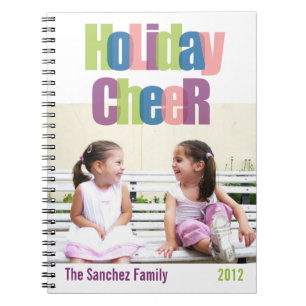 Cuaderno Álbum de fotos familiares con alegría navideña col