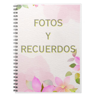 CUADERNO ALBUM DE FOTOS Y RECUERDOS